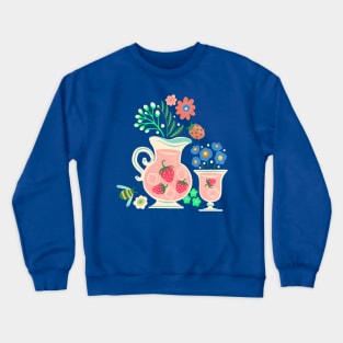 Strawberry Lemonade Jug Crewneck Sweatshirt